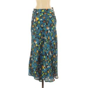 zara floral skirt